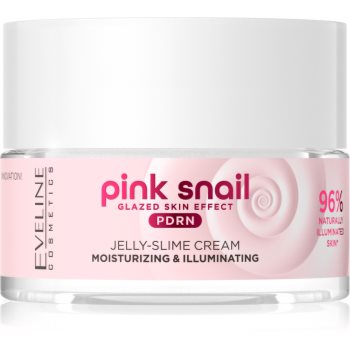 Eveline Cosmetics Pink Snail Glazed Skin Effect crema iluminatoare